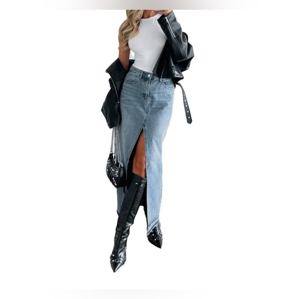 💙 LIMITED EDITION DENIM MAXI SKIRT 💙
